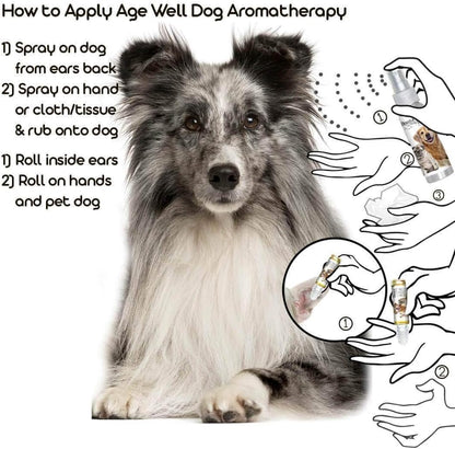 The Blissful Dog Shetland Sheepdog Age Well Spray Aromatherapy