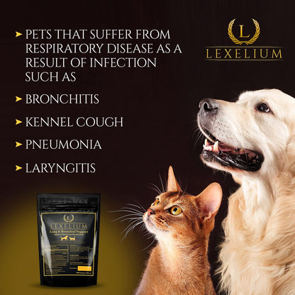 Lung & Bronchial Supplement for Dogs and Cats – Breathing Support Powder (200g)