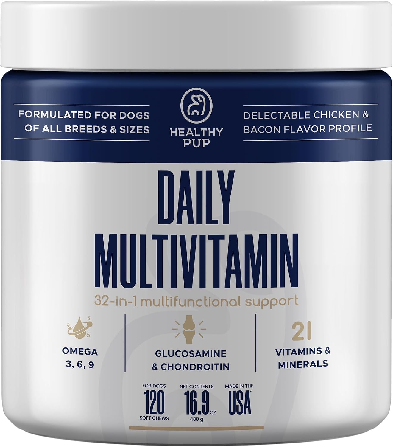 Healthy Pup Multi Max Dog Multivitamin Supplement – 120 Soft Chews - görsel 1