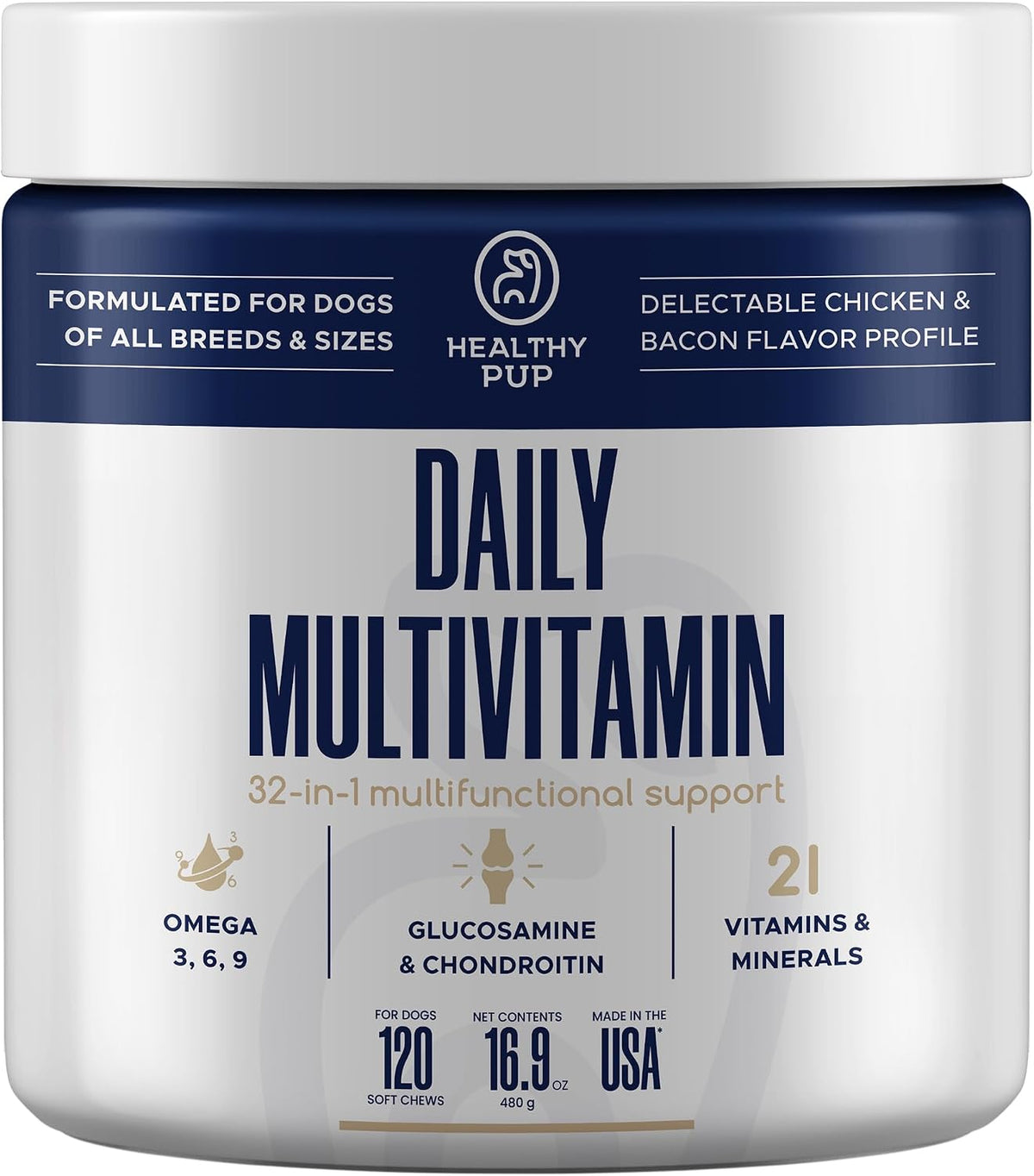 Healthy Pup Multi Max Dog Multivitamin Supplement – 120 Soft Chews - görsel 1
