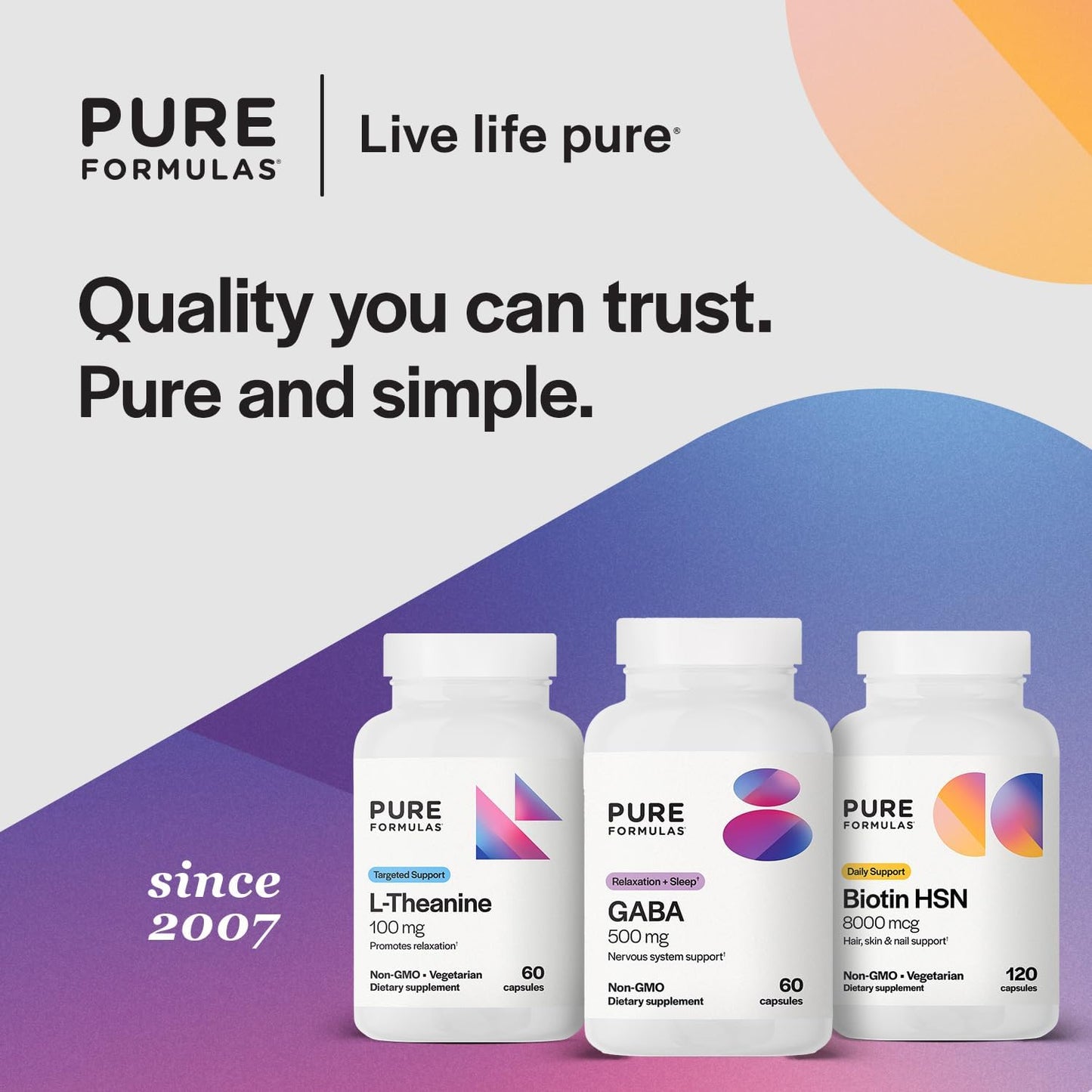 PureFormulas GABA 500 mg - 60 Capsules - görsel 6