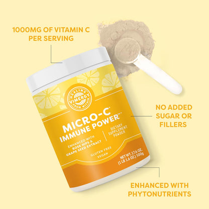 Vimergy Micro-C Immune Power TM - Vitamin C Powder 500g (139 Servings)