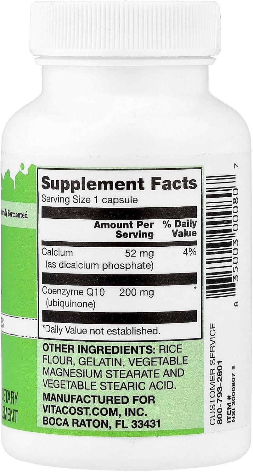 Vitacost CoQ10 200 mg, 60 Capsules - görsel 2