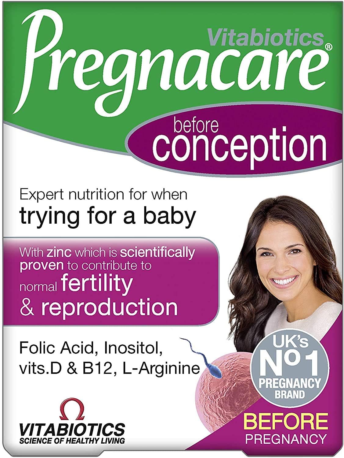 Vitabiotics Pregnacare Before Conception - 30 Tablets - görsel 1