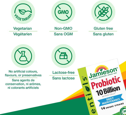 Jamieson 10 Billion, 60 vegetarian capsules
