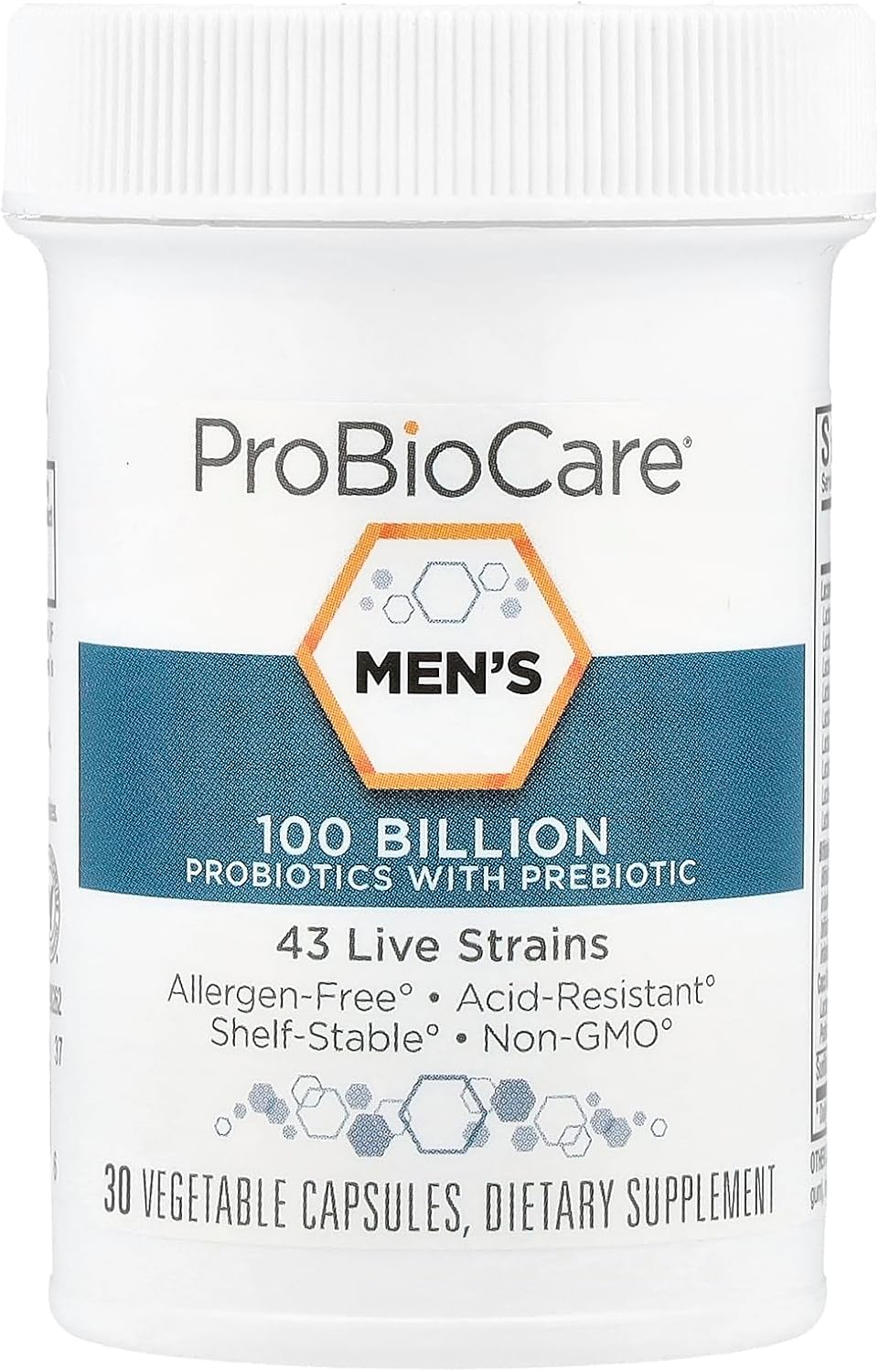 ProBioCare Probiotic for Men - Advanced Formula with 100 Billion CFUs for Digestive Support (30 Vegetable Capsules) - görsel 3