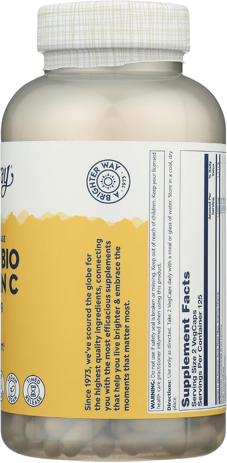 Solaray Super Bio C Buffered Vitamin C - 250 Capsules - görsel 7