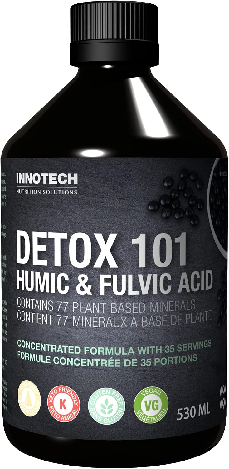 INNOTECH Nutrition: Detox 101 with Humic and Fulvic Acid, Acai, Green Tea - 500ml - görsel 1