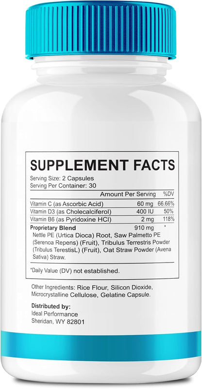Healthy Flow Total Support Capsules – Official HealthyFlow Advanced Formula, All-Natural Extra Strength (3 Pack)