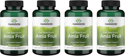 Swanson Full Spectrum Amla Fruit (Indian Gooseberry) 500 mg, 120 Capsules