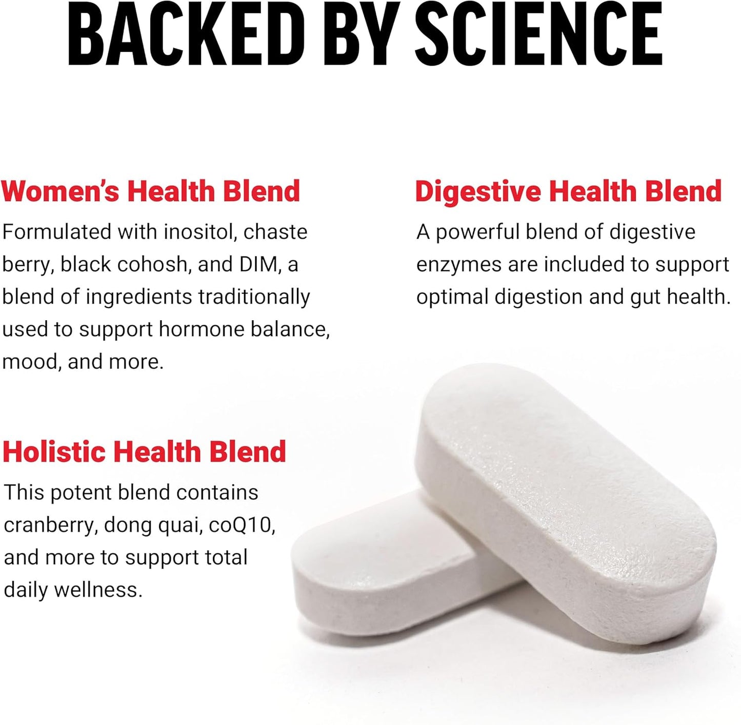 Force Factor Women’s Multivitamin - 20 Vitamins & Minerals for Hormone Balance, Energy, Immunity & Gut Health, 60 Tablets - görsel 3