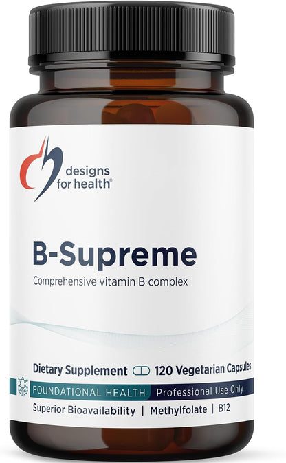 Designs for Health Methylated B Complex - 120 Capsules