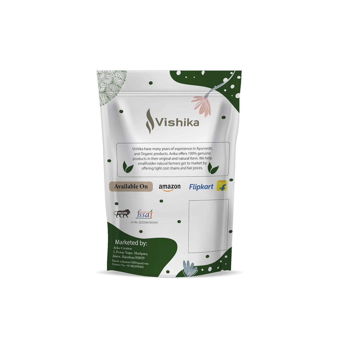 VISHIKA Banslochan Vanshlochan (Tabasheer) – 100% Pure Bamboo Manna for Bone and Hair Support – 100g - görsel 2