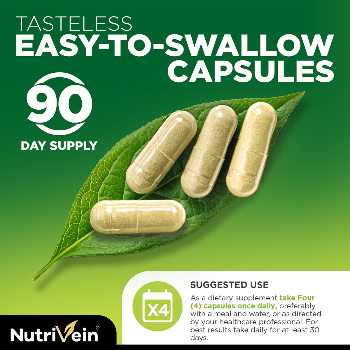 Nutrivein Whole Food Multivitamin for Men and Women – 120 Vegan Capsules - görsel 4