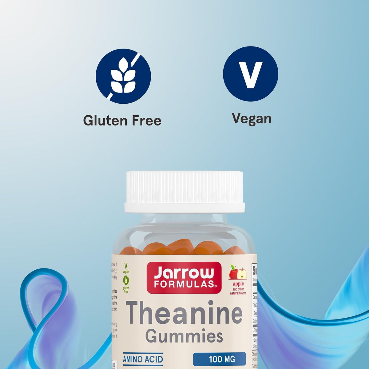 Jarrow Formulae Theanine 100 mg Gummies - Apple Flavoured - 60 Gummies - görsel 5