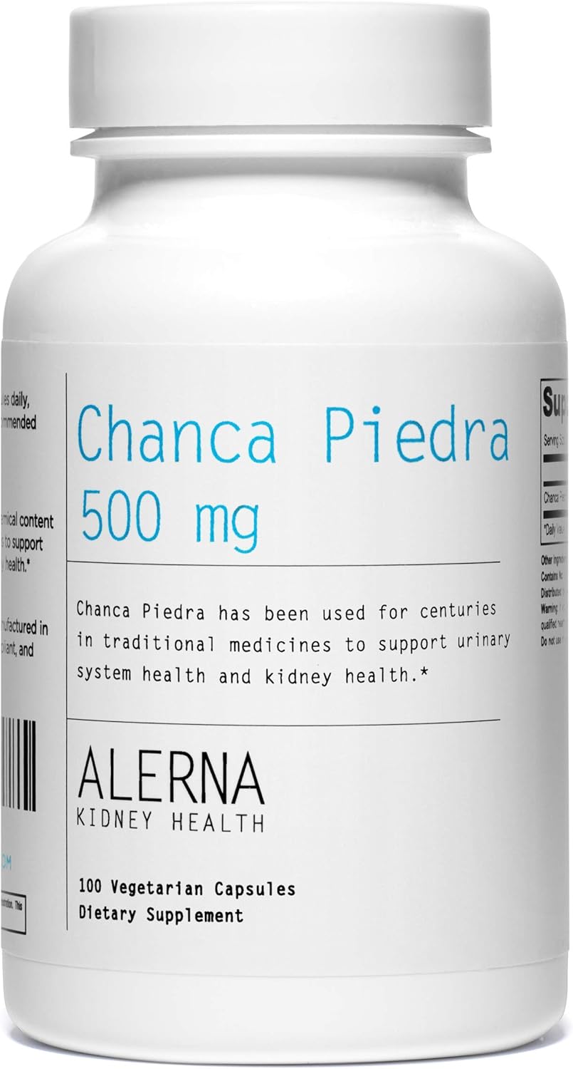 Chanca Piedra 500 mg Herbal Supplement, 100 Vegetarian Capsules - görsel 1