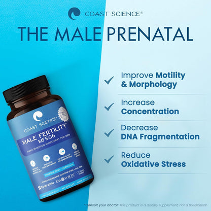 Coast Science MFSg6 Male Fertility Supplement – 90 Capsules