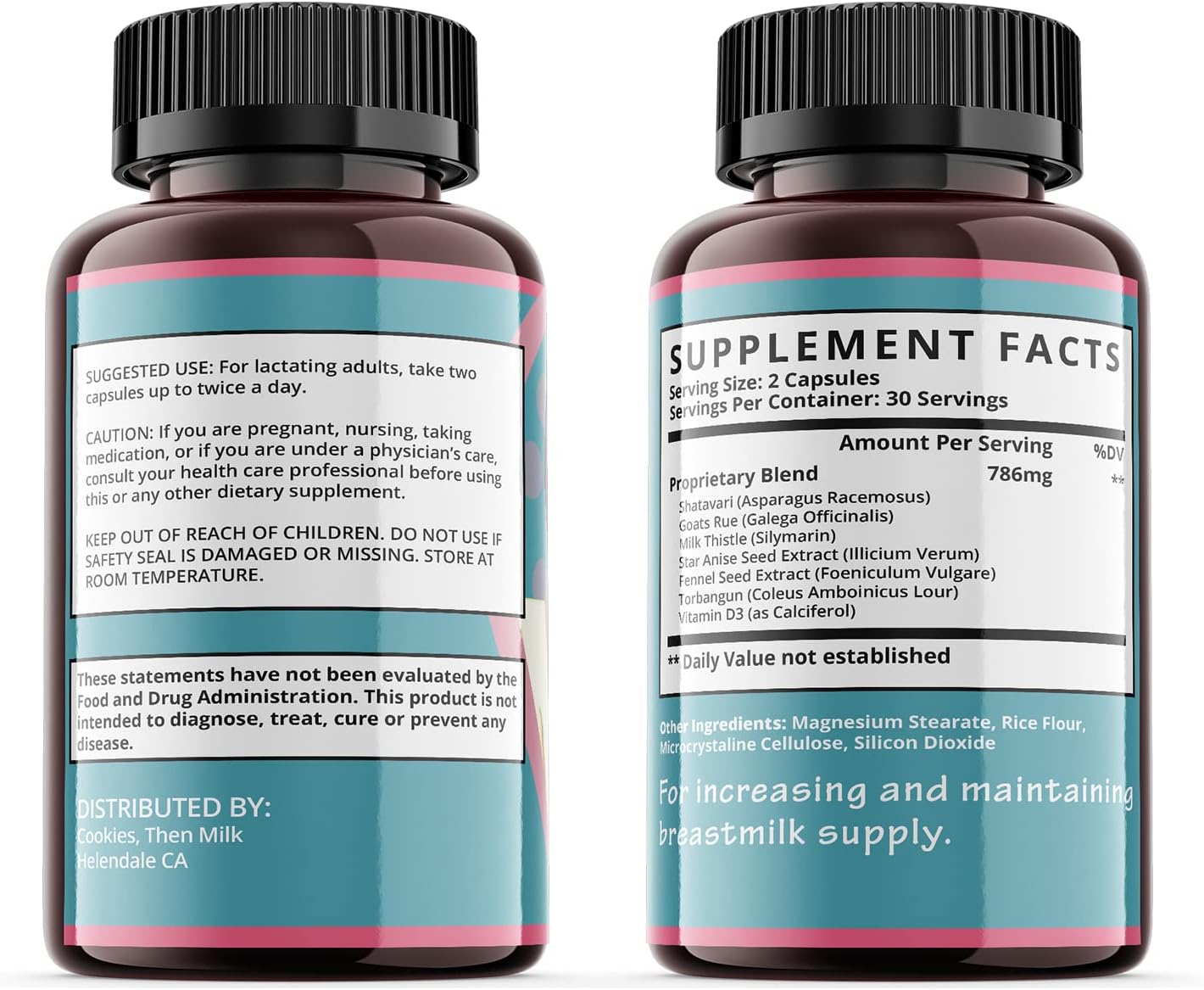 Lactation Support Supplement Capsules – Increase Breast Milk Supply Naturally - görsel 7