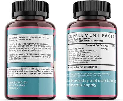Lactation Support Supplement Capsules – Increase Breast Milk Supply Naturally