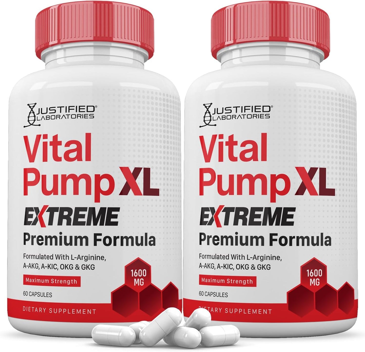 Vital Pump XL Extreme - Premium Men's Health Supplement (2 Pack, 120 Capsules) - görsel 1