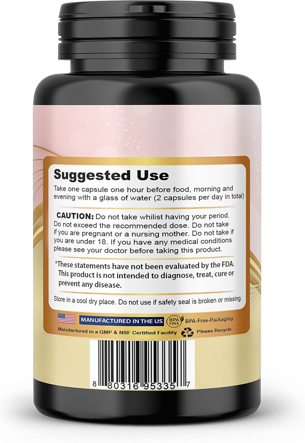 Pueraria Mirifica Capsules, No Fillers, 1000mg Daily, Organic Root Extract Supplement, 60 Veggie Capsules for Men, Women & Transgender Adults - görsel 3