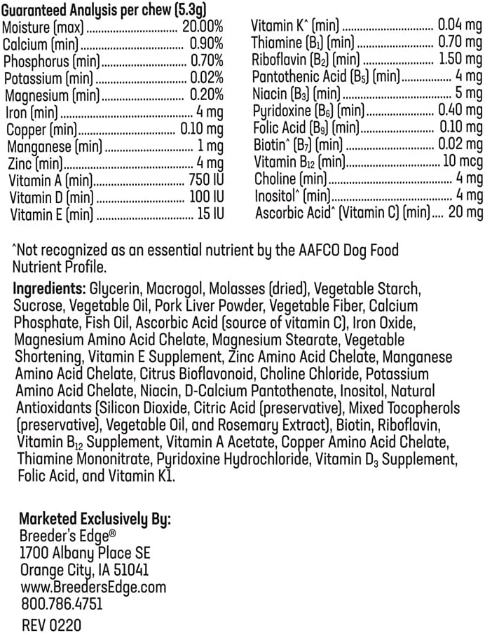 Breeder's Edge in Between for Her Daily Multivitamin for Breeding Dogs and Cats, 360ct - görsel 7