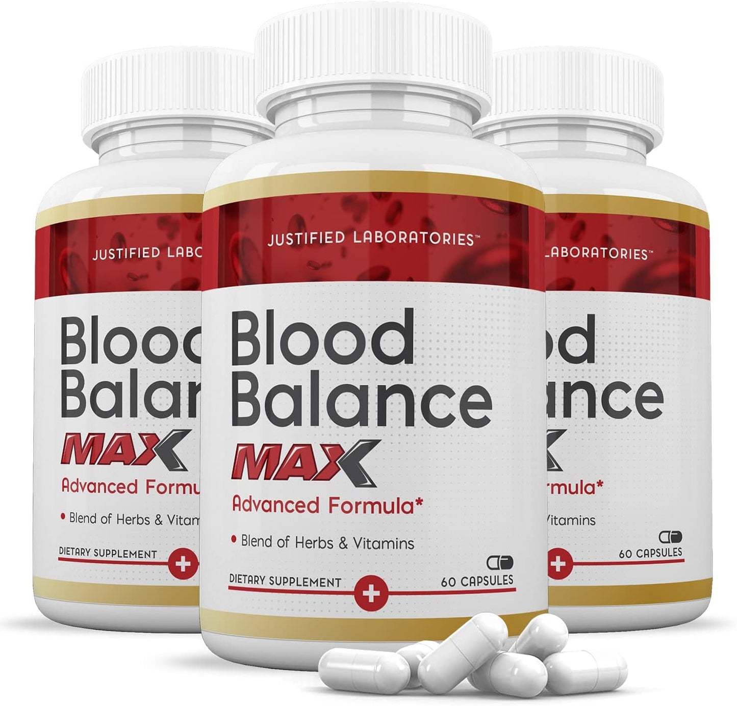 Justified Laboratories Blood Balance Max – Advanced Circulatory Support with Herbs & Vitamins (60 Capsules, Pack of 2) - görsel 7
