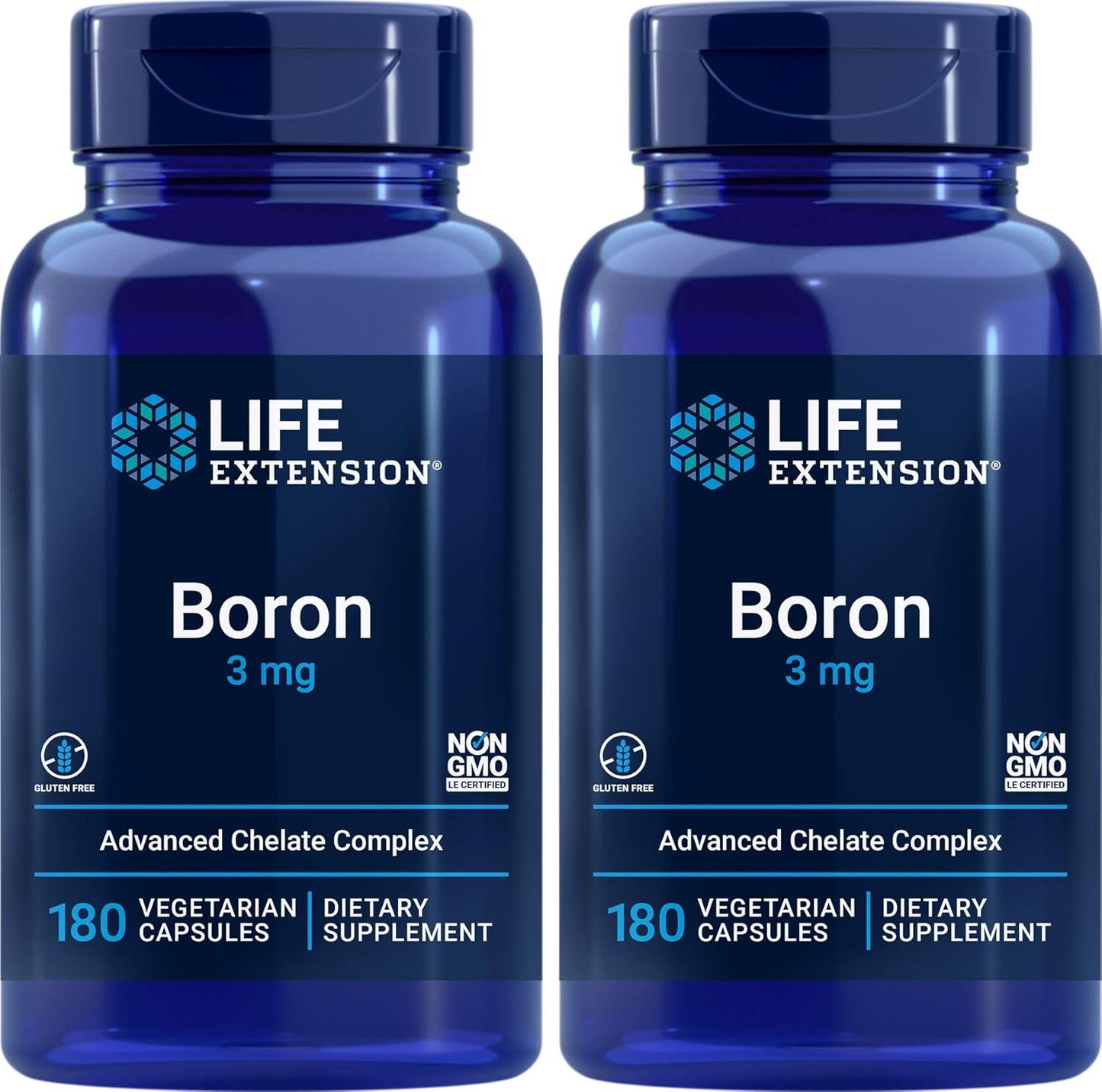 Life Extension Boron 3 mg – 180 Capsules (Pack of 2) - görsel 1