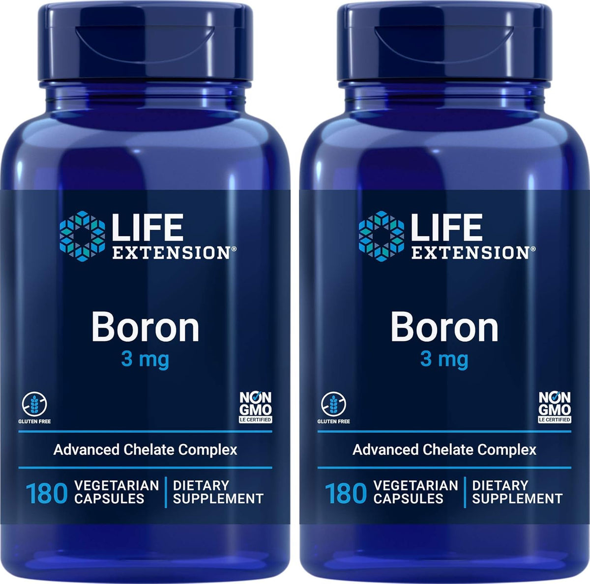 Life Extension Boron 3 mg – 180 Capsules (Pack of 2) - görsel 1