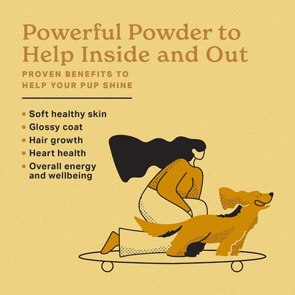 The Missing Link Skin & Coat + Probiotics Supplement for Dogs, 450 g
