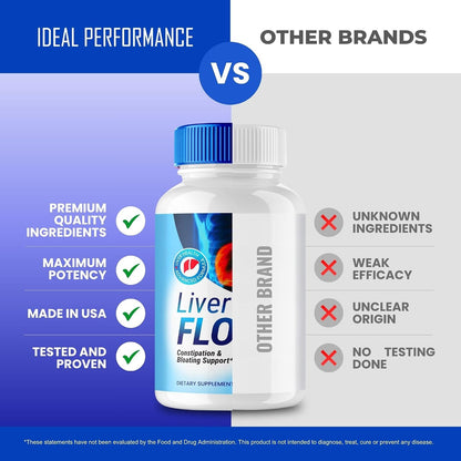 Liver Flow Plus Capsules – Maximum Strength Liver & Gut Health Supplement with Probiotics (Pack of 3)