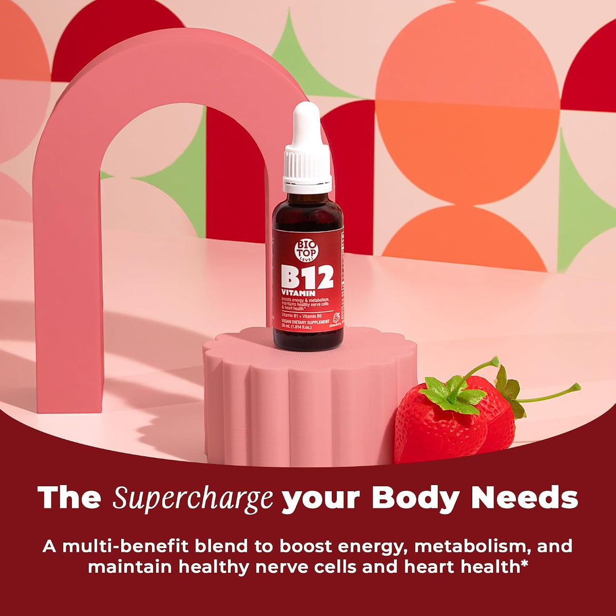 Vitamin B12 Sublingual Liquid Drops (5000 mcg) with B1 & B6 - Rapid Absorption Formula - görsel 3