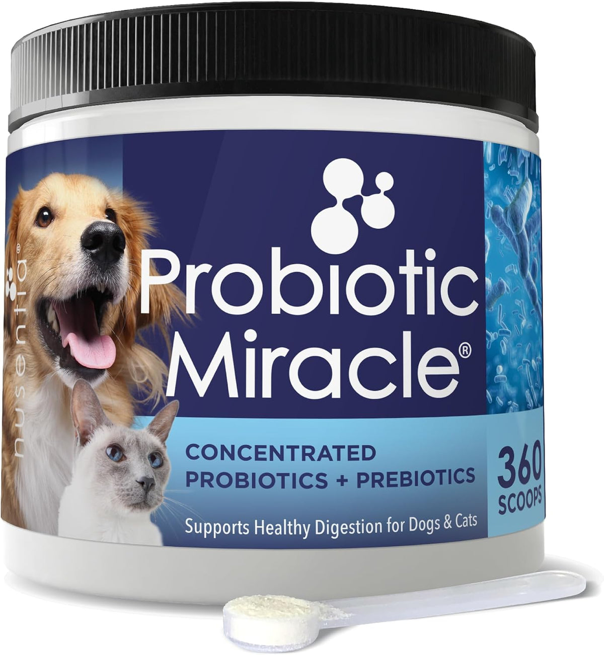NUSENTIA Probiotic Miracle for Dogs (360 Scoops) - görsel 1