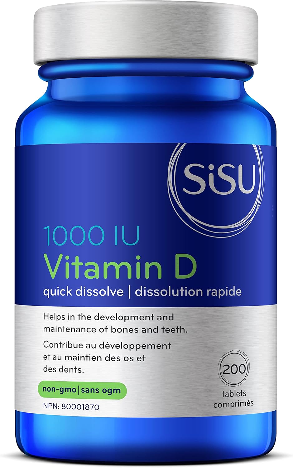 Sisu Vitamin D 1000 IU Family Pack, 200 Tablets - görsel 1