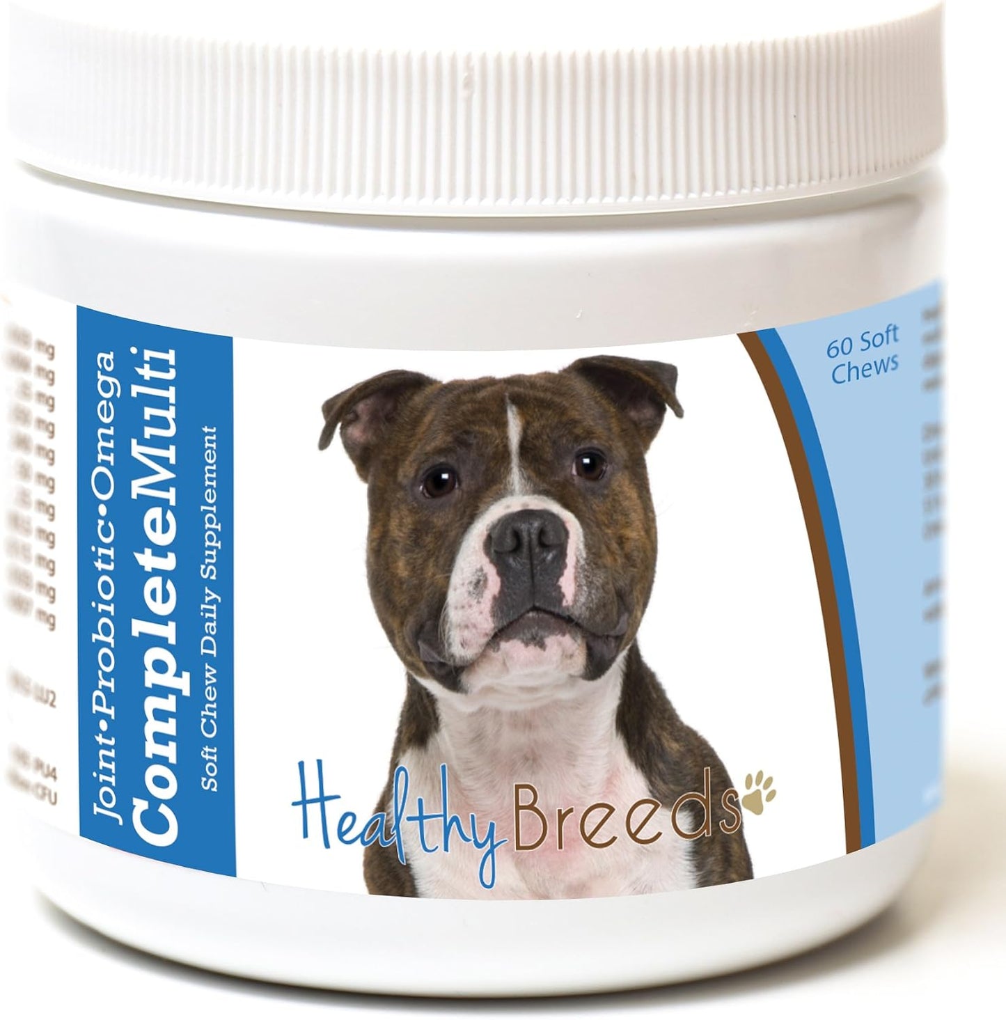 Healthy Breeds Staffordshire Bull Terrier All-in-One Multivitamin Soft Chew 60 Count - görsel 1
