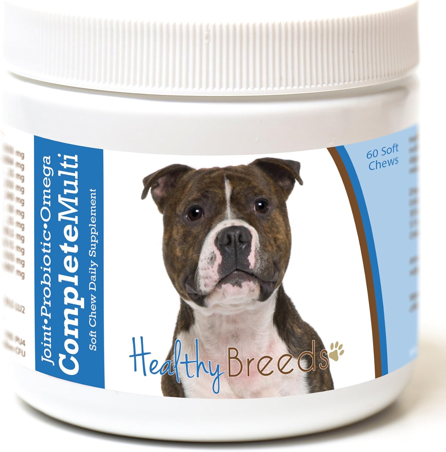 Healthy Breeds Staffordshire Bull Terrier All-in-One Multivitamin Soft Chew 60 Count - görsel 1