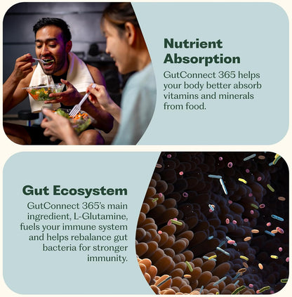 Nature M.D. GutConnect 365 – Chocolate Coconut Gut Health SuperFood Powder, 30 Servings