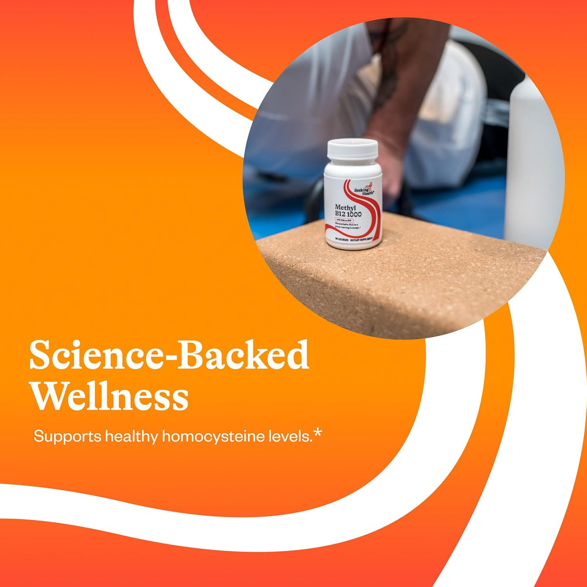 Seeking Health Methyl B12 1000 – 5000 mcg B12 as Methylcobalamin & Adenosylcobalamin (60 Lozenges) - görsel 4