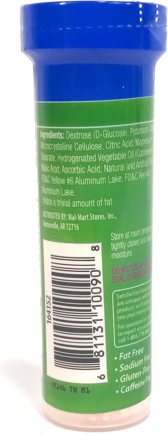 ReliOn Glucose Tropical Fruit Tablets, On-The-Go Tube, 10 Tablets - görsel 5