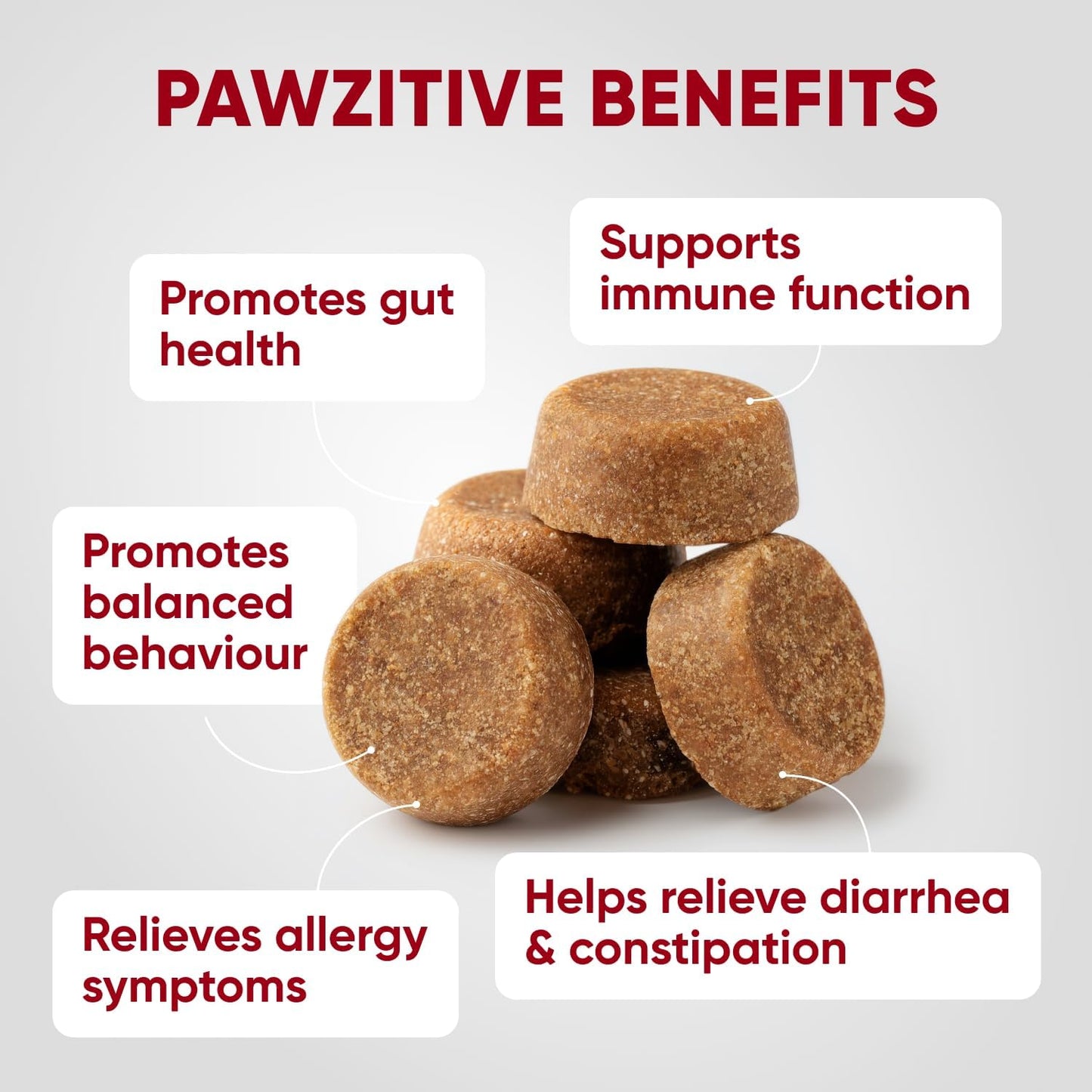 Pawzitive Pets Probiotics for Dogs - Digestive Health Chews with Enzymes - görsel 3