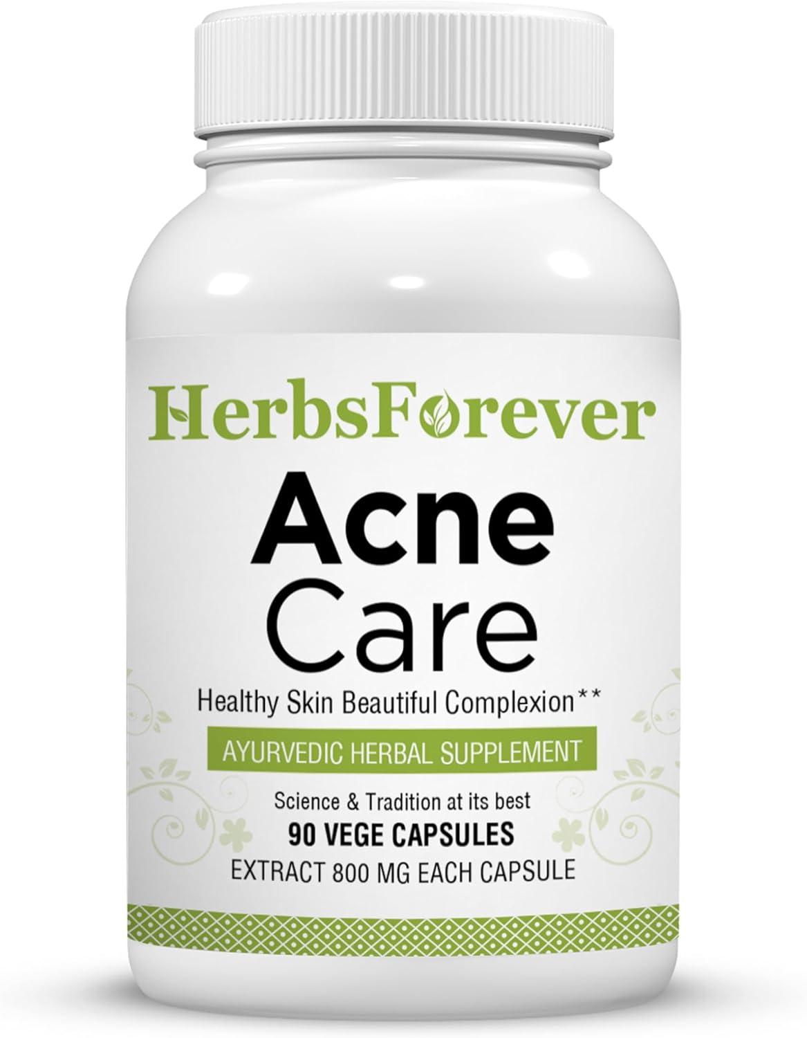 Acne Care ACNIL | Herbal Supplement for Clear Skin, Healthy Complexion | 90 Veg Capsules, 800mg Each | Ayurvedic Formula - görsel 1