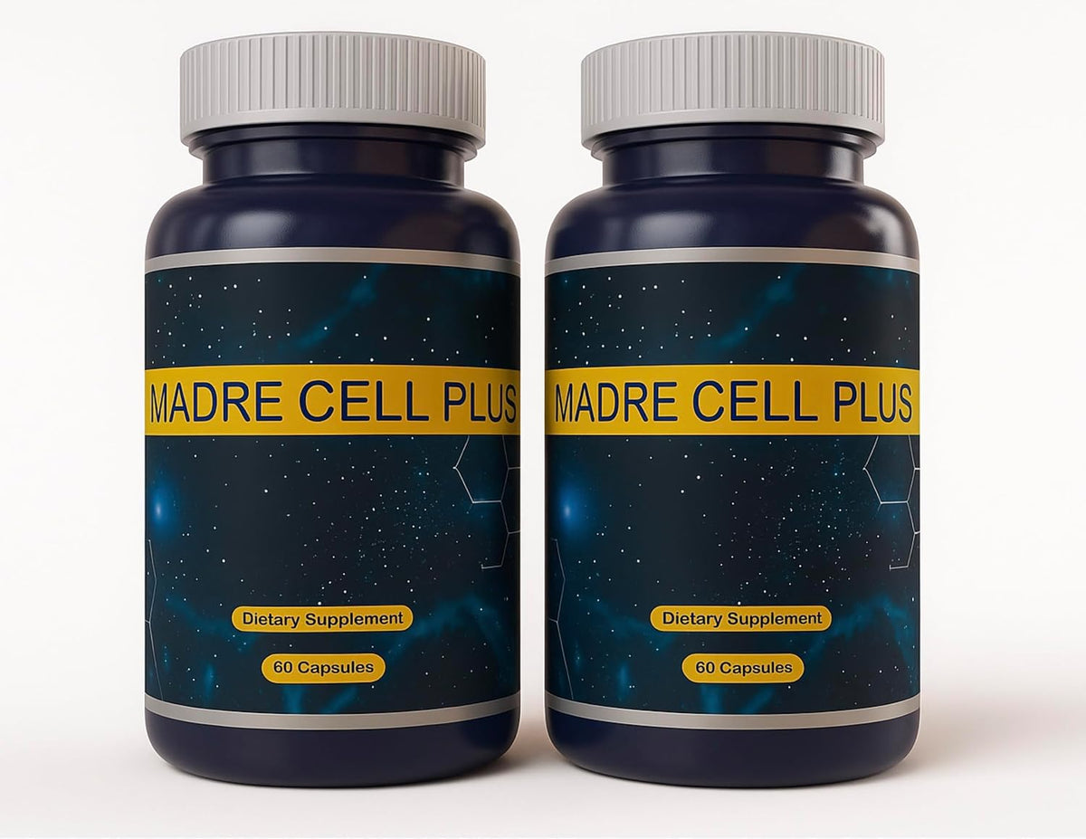 Madre Cell Plus - Stem Cell Support with Purest AFA Blue-Green Algae - 60 Capsules Pack of 2 - görsel 1
