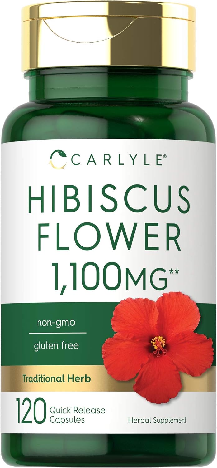Carlyle Hibiscus Flower Extract, 120 Capsules - görsel 1