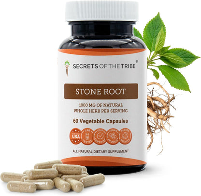 Secrets of the Tribe Stone Root 120 Capsules, 1000 mg