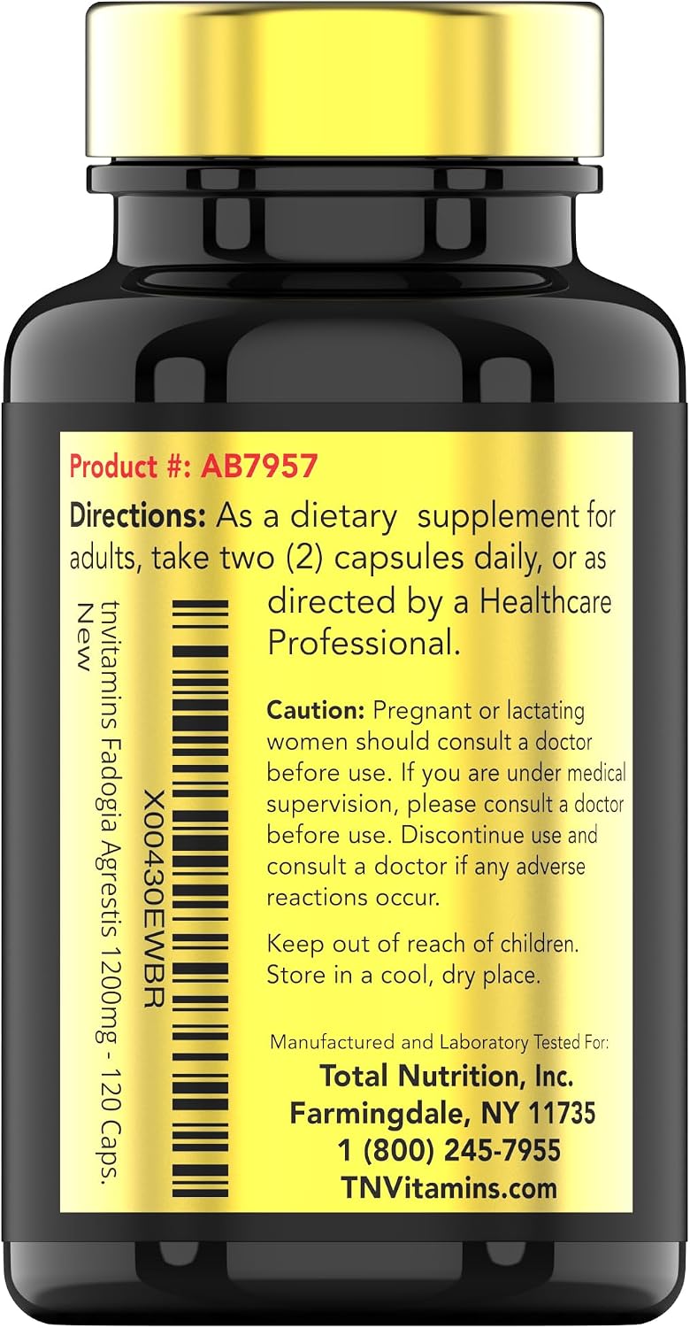 Fadogia Agrestis 1200 mg – 120 Capsules | – Athletic Performance: Traditionally used to support endurance and – Image 7