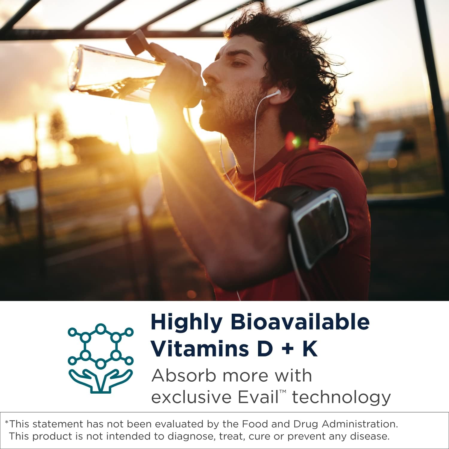Designs for Health D-Evail Supreme - 5,000 IU Vitamin D3 with K1, K2 (MK-4) & Geranylgeraniol (60 Softgels) - görsel 2