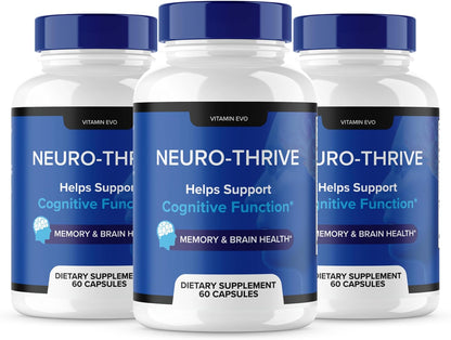 Neuro Thrive Brain Supplement – 3-Pack (180 Capsules)