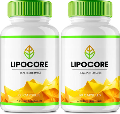 Lipocore Capsules – Official All-Natural Keto Supplement for Overall Health Support (2 Pack)
