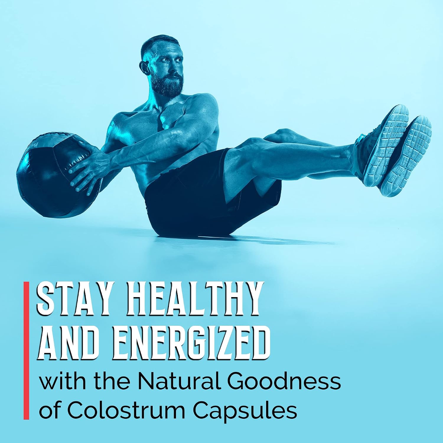 BodyBoost Colostrum Capsules (240 Capsules) - Grass-Fed Bovine Colostrum Immune Supplement - görsel 6