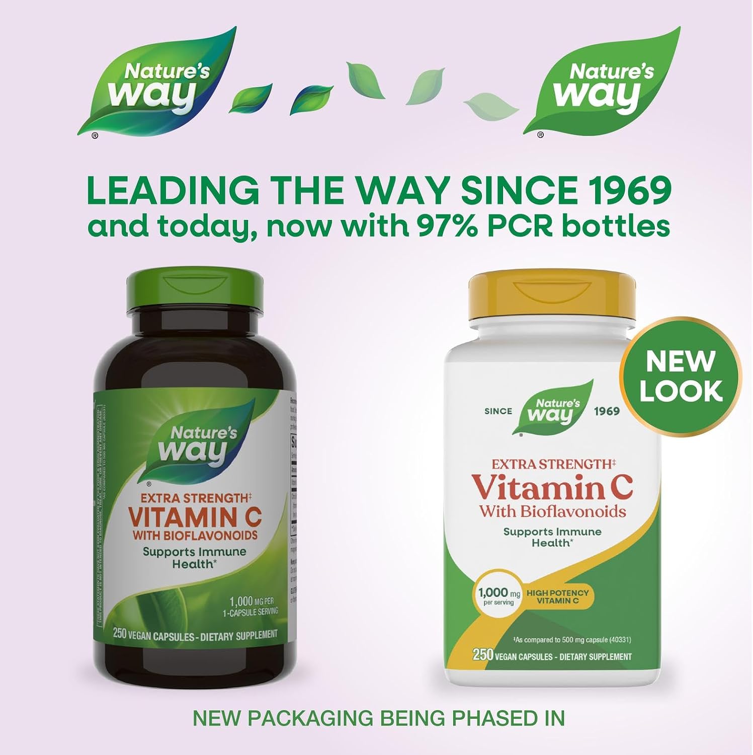 Nature's Way Extra Strength Vitamin C with Bioflavonoids, 1,000 mg, 250 Vegan Capsules - görsel 2